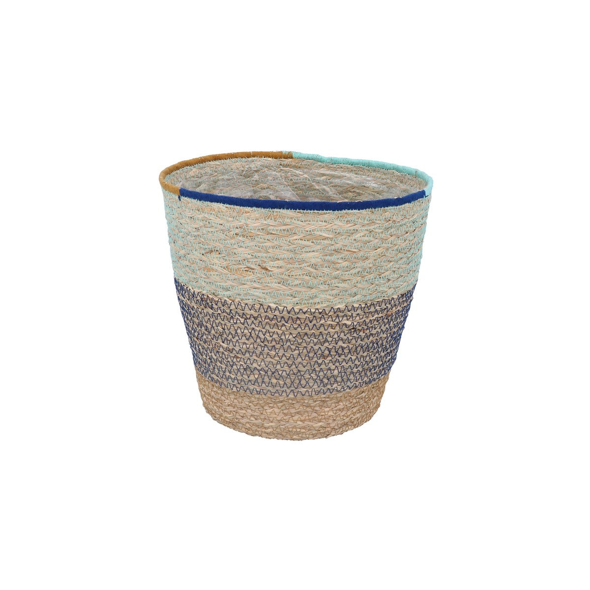 Blue Natural Weave Basket