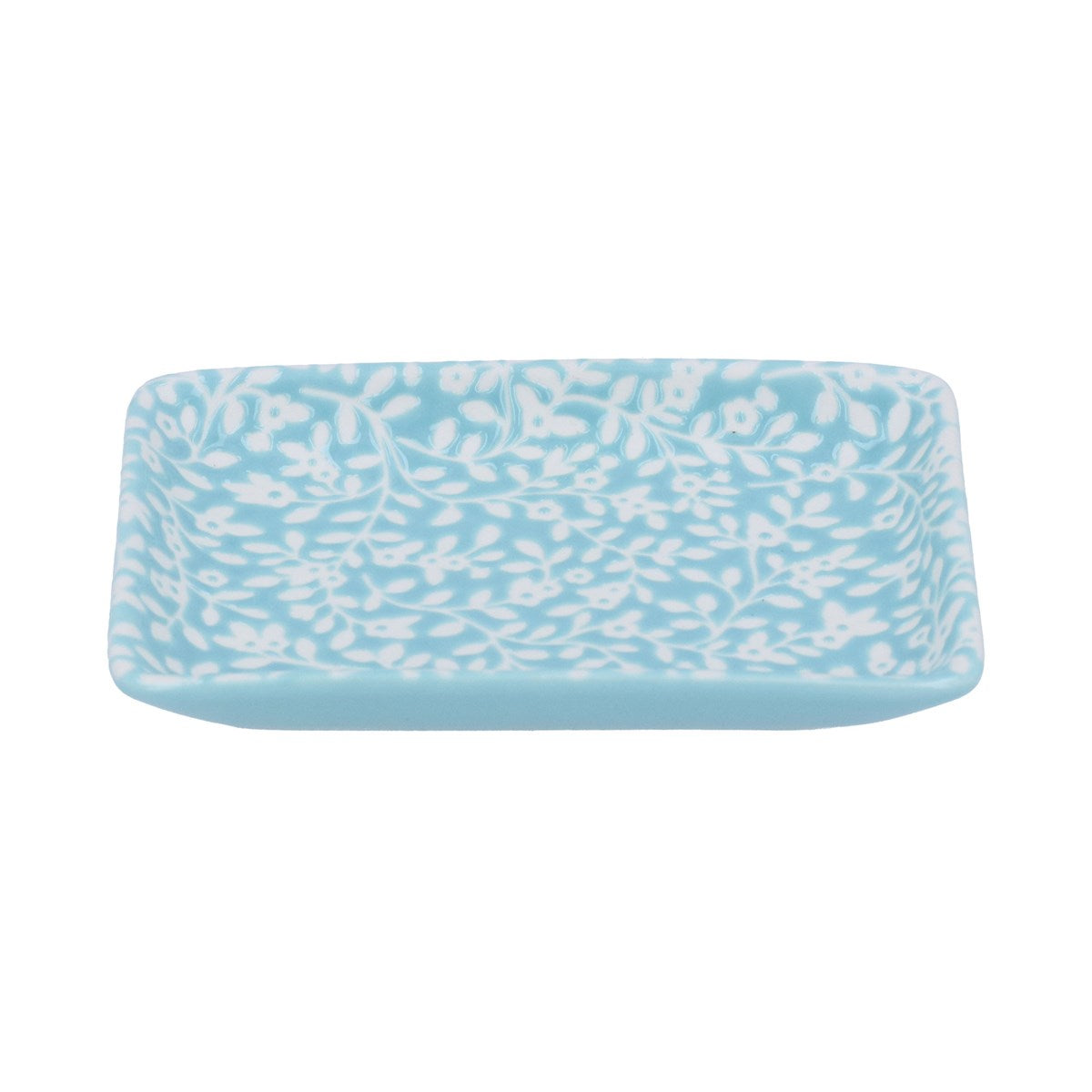 Trinket Dish | Blue Floral Vines