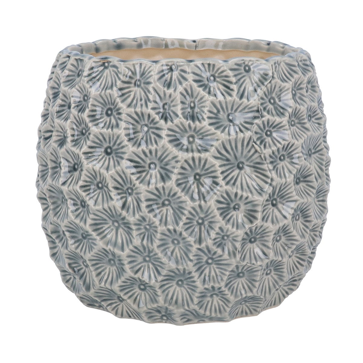 Grey Crater Pot | Extra Large