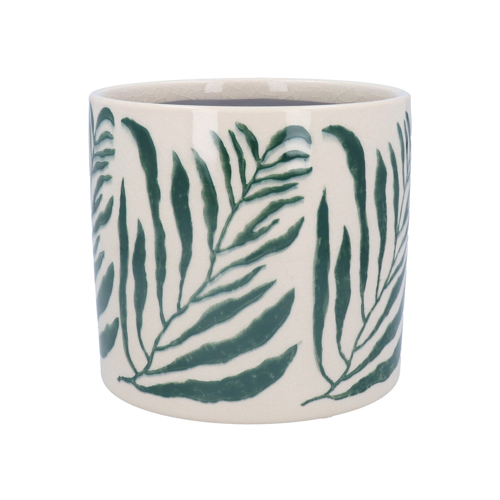 Green Branch | Ceramic Plant Pot