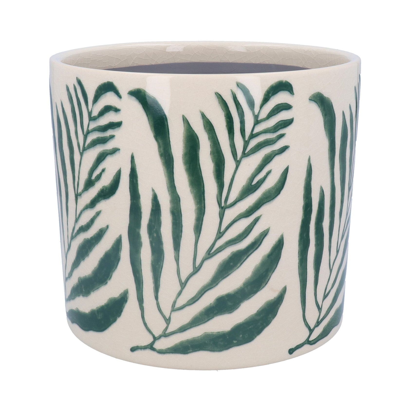 Green Branch | Ceramic Plant Pot