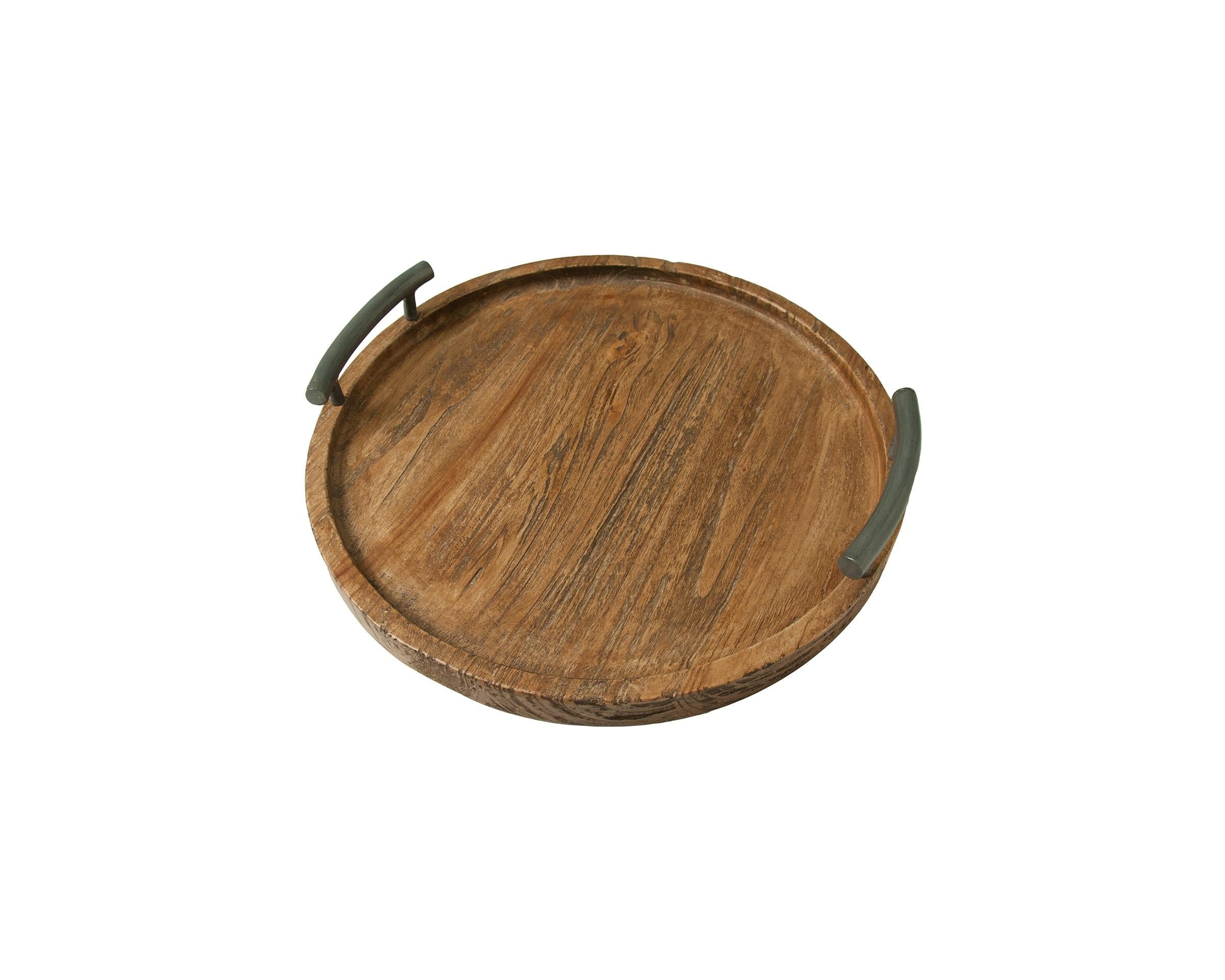 Round Wooden Tray