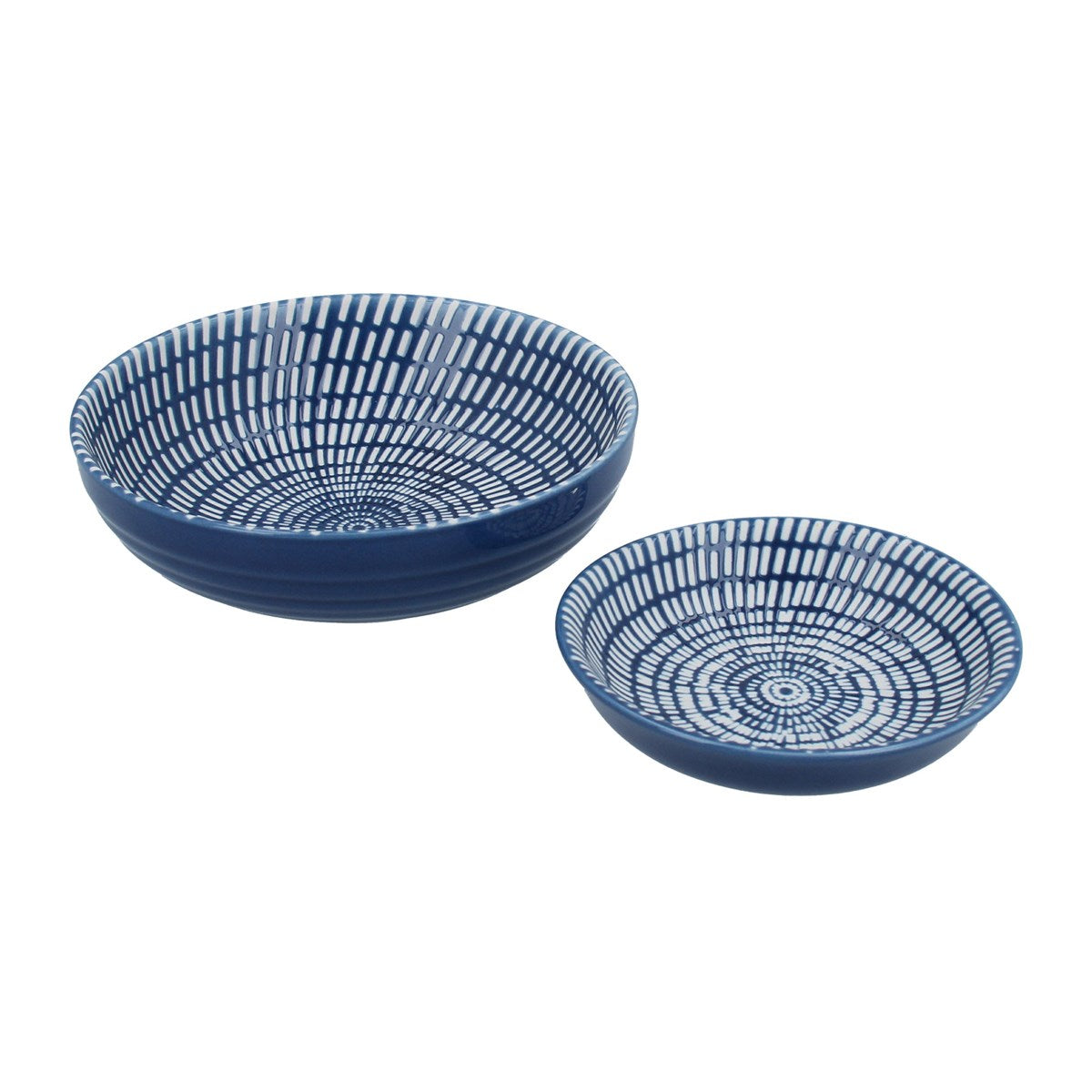 Navy Dash Trinket Dishes