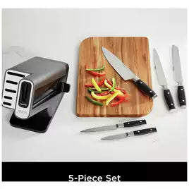 Foodi StaySharp Knife Block with Integrated Sharpener 6-Piece Set