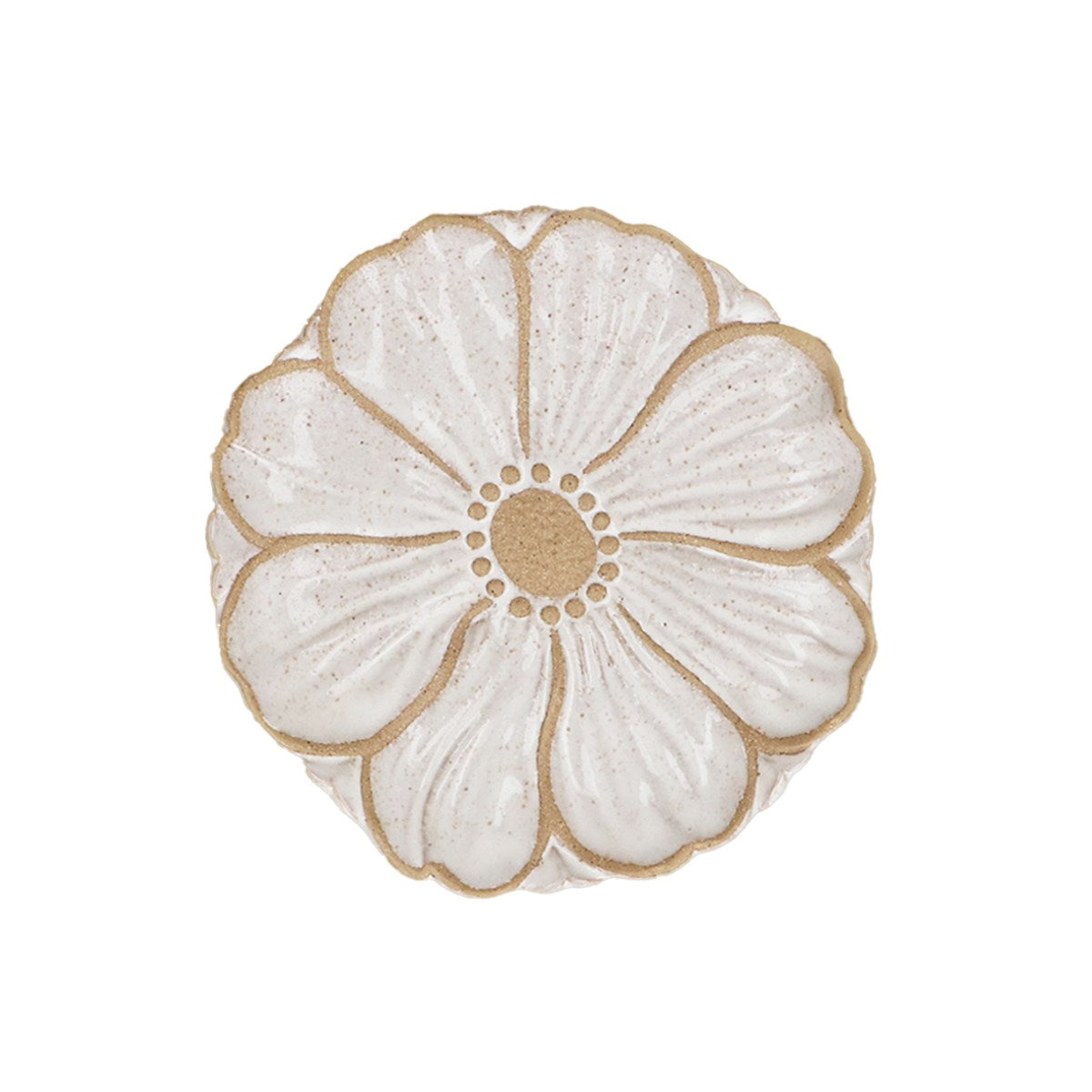 Flower Plate | White