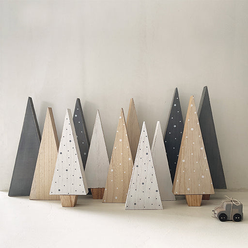 Standing Wooden Tree | Grey