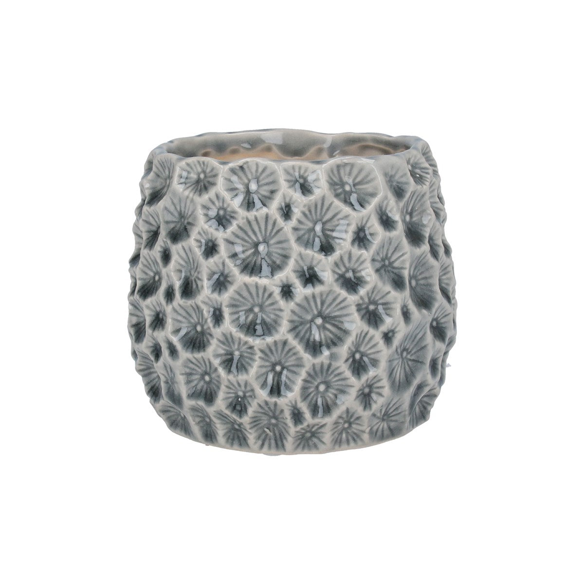 Grey Crater Pot | Small