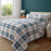 Kelso Check Duvet Set | Green