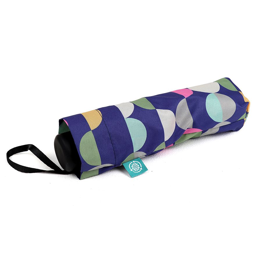 Blue Geometric Umbrella