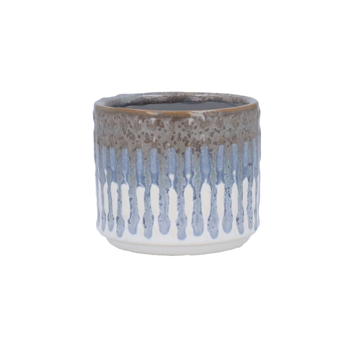 Blue Reactive Glaze Pot | Mini
