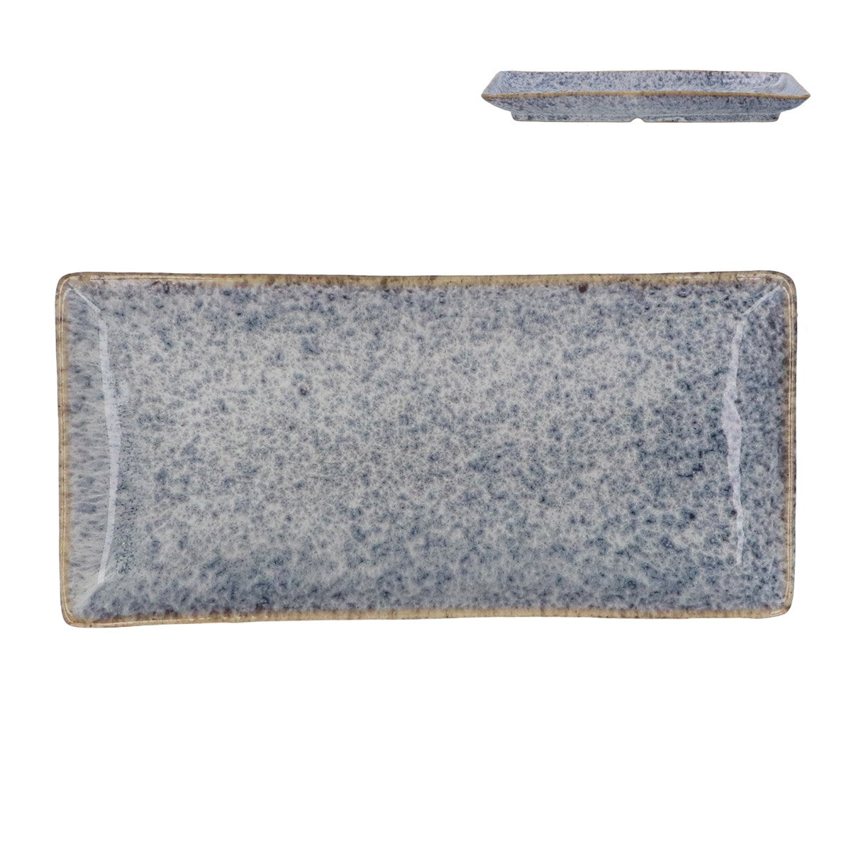 Blue Speckled | Rectangular Plate