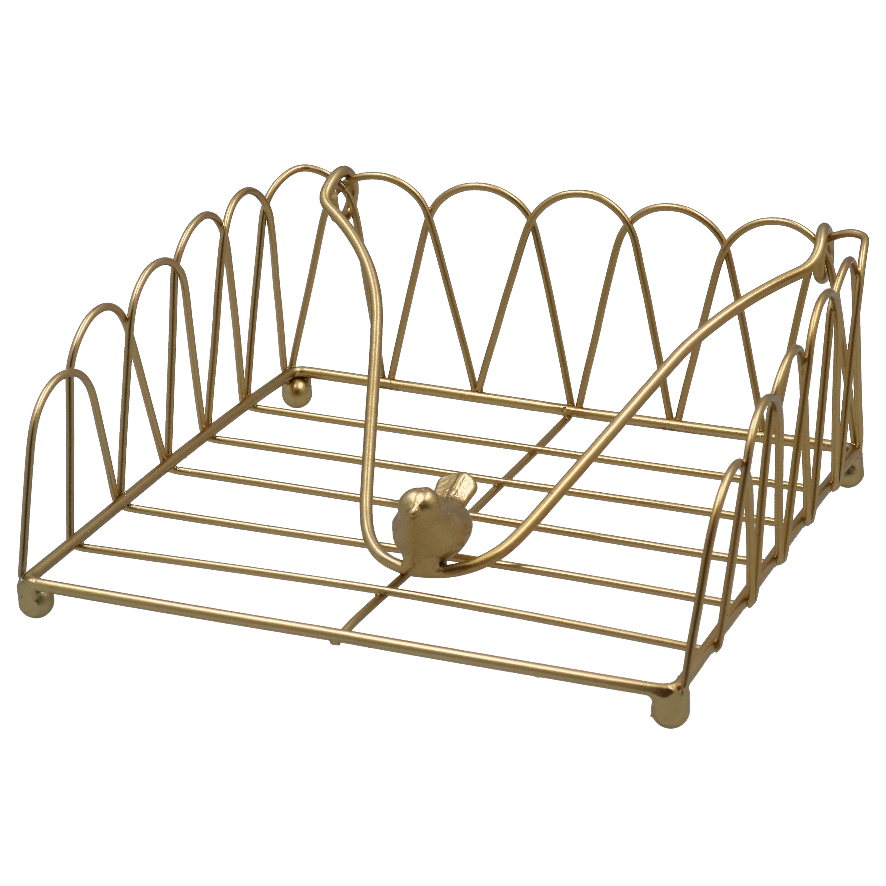 GOLD WIRE NAPKIN HOLDER