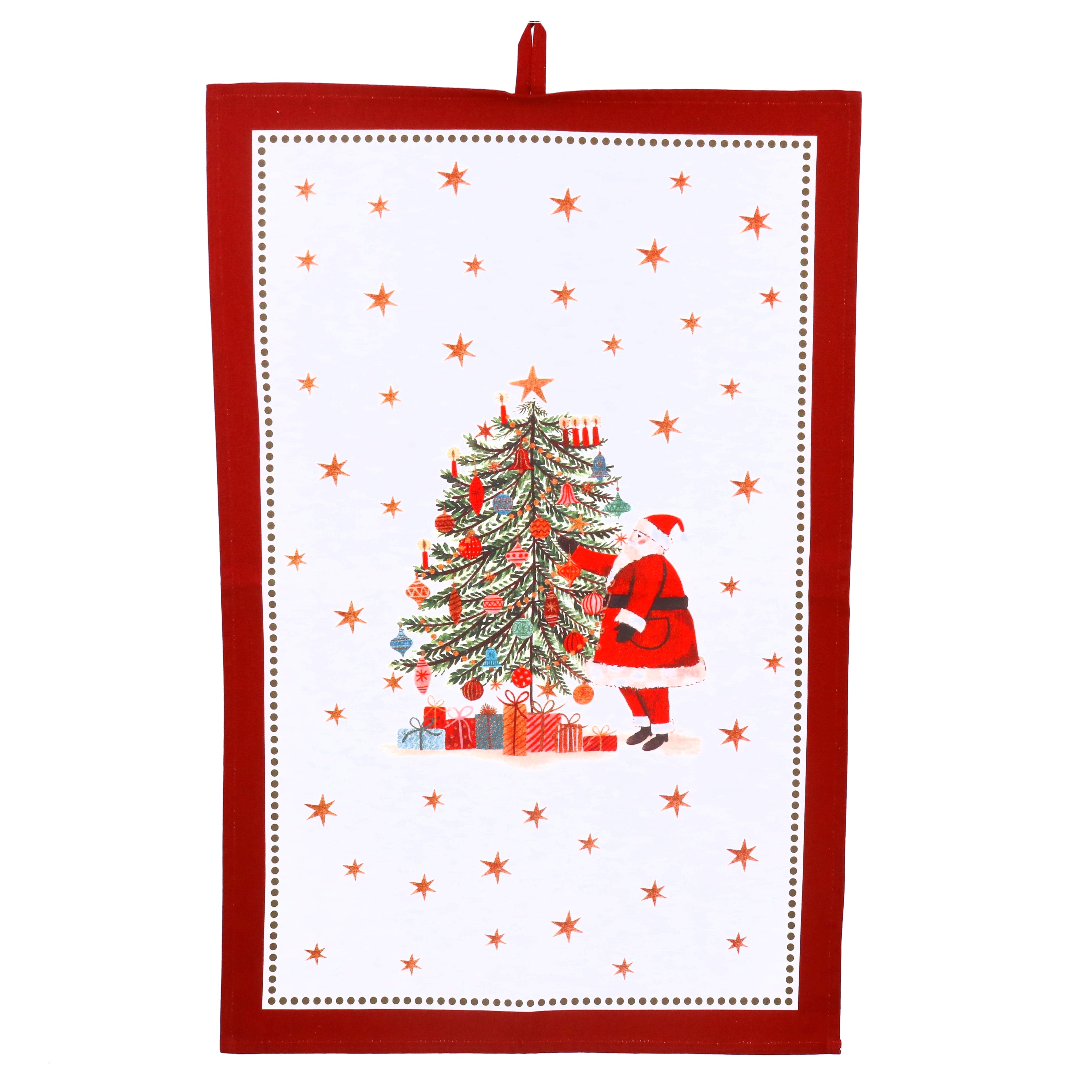 Nostalgia Santa | Tea Towel