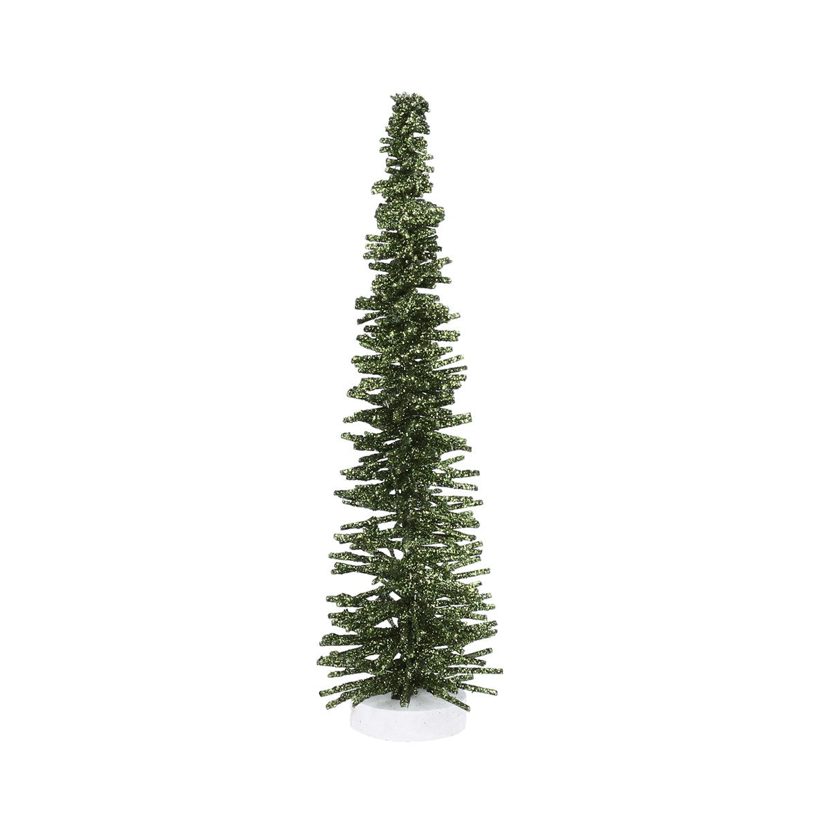Bristle Tree | Slim Green Glitter
