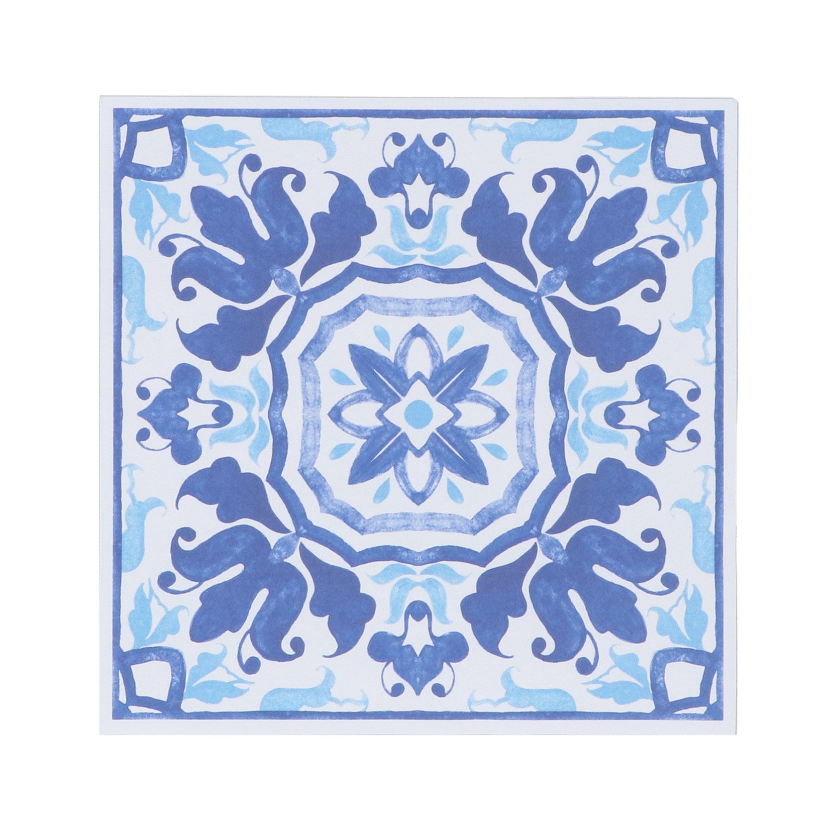 Blue Tile Design | Paper Napkins