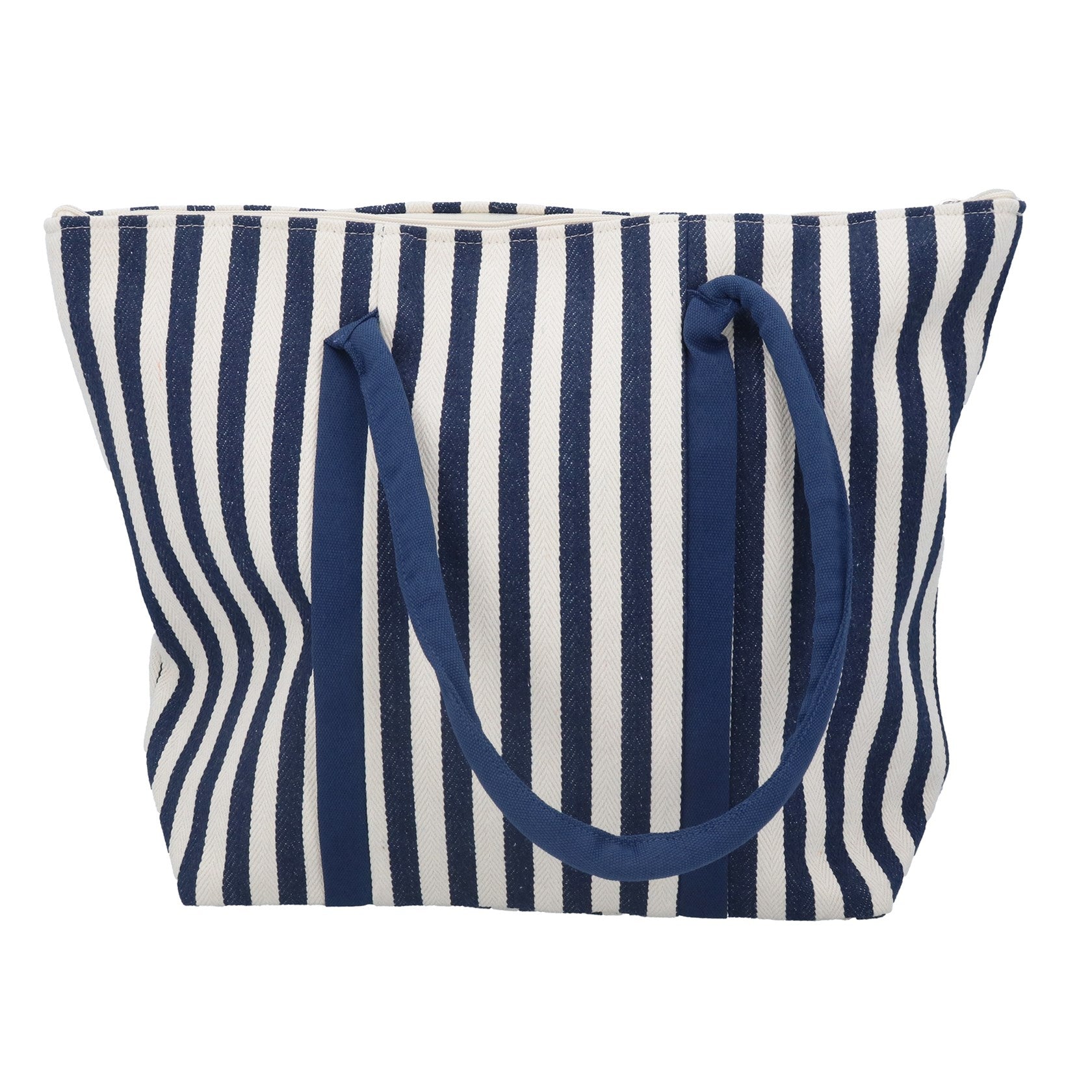 Vertical Stripe | Canvas Shopper Bag