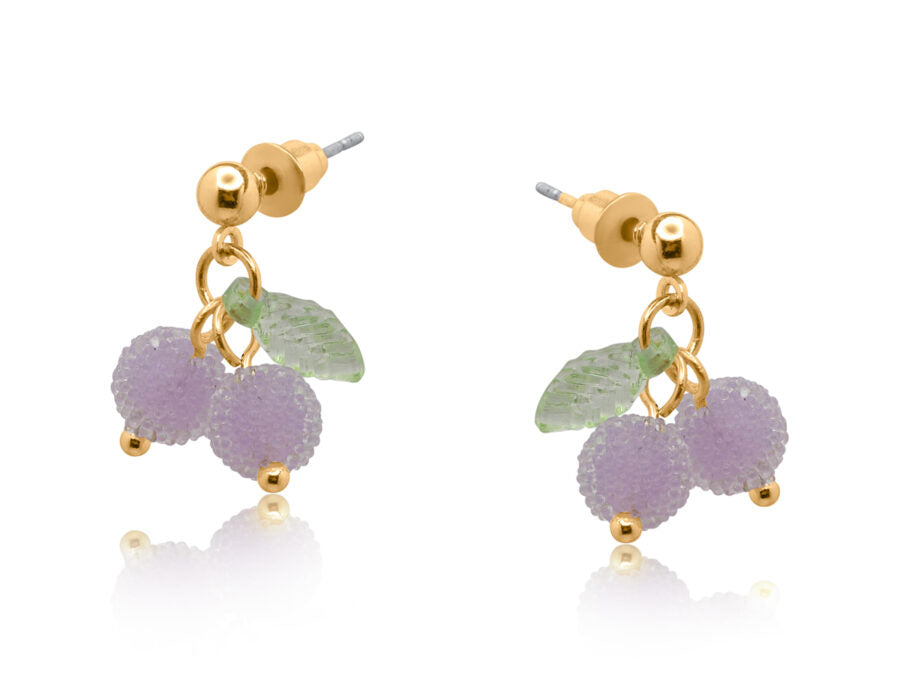 Vladimira Frosted Berries Stud Earrings