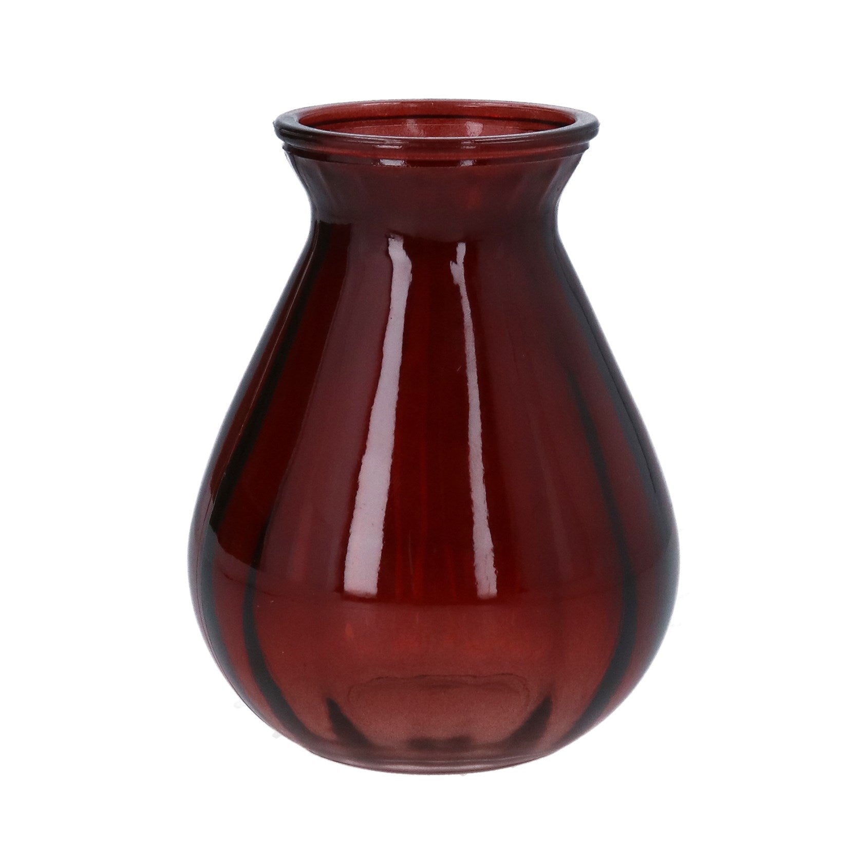 Burgundy Glass Vase