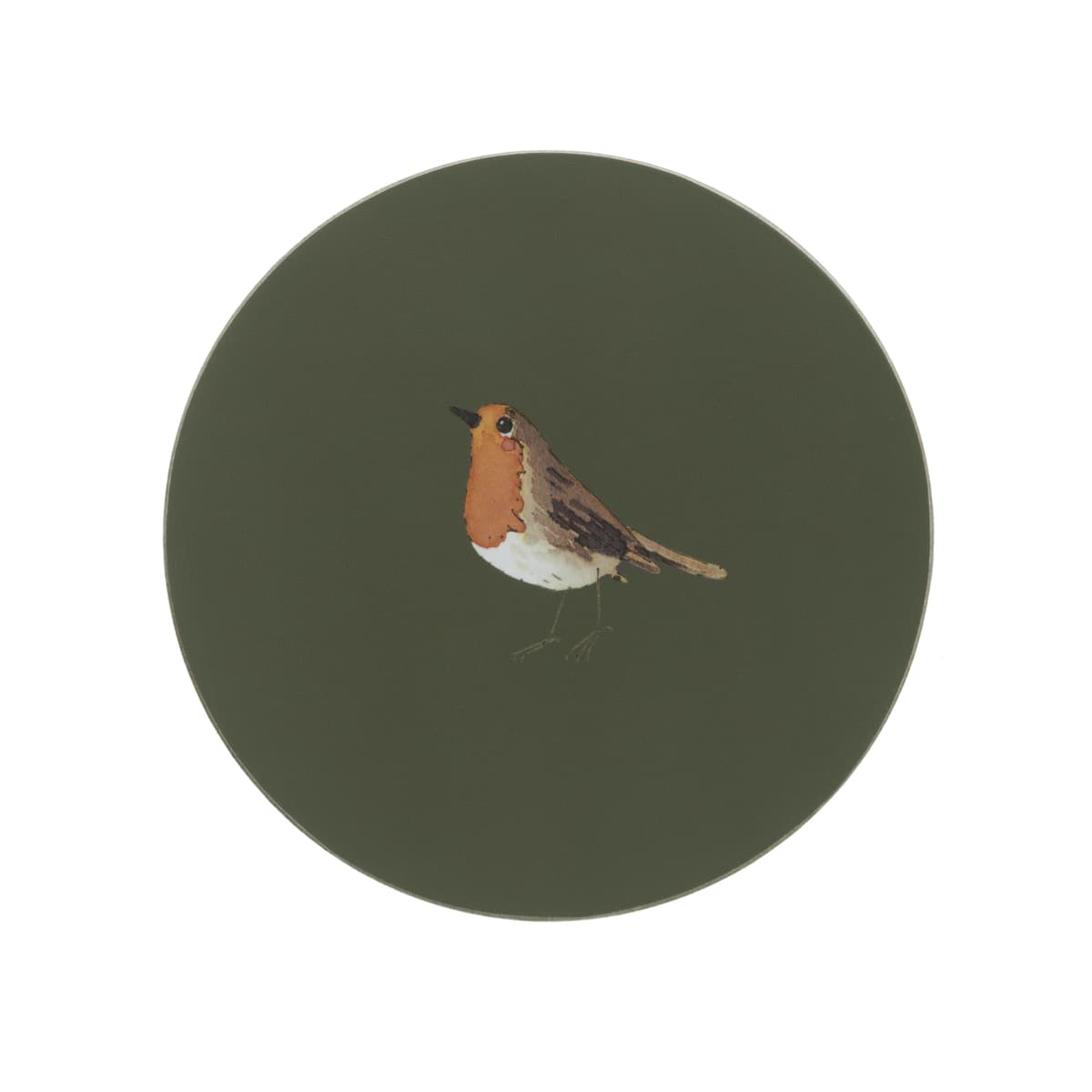 Robin Circular Coasters (Set of 4)