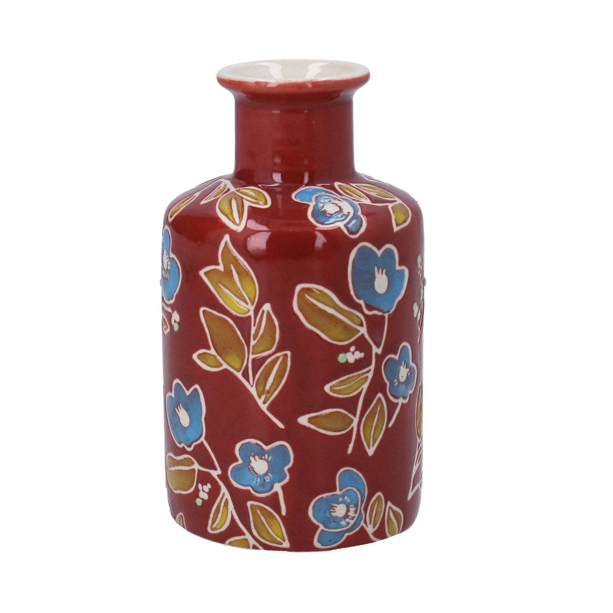 Stoneware Floral | Bottle Vase