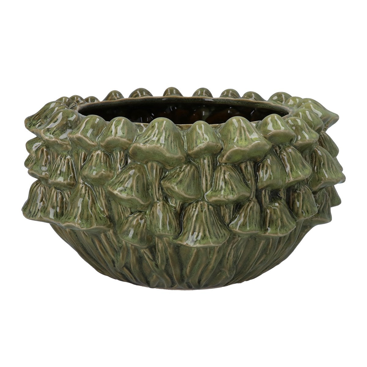 Green Mushroom | Stoneware Decoration