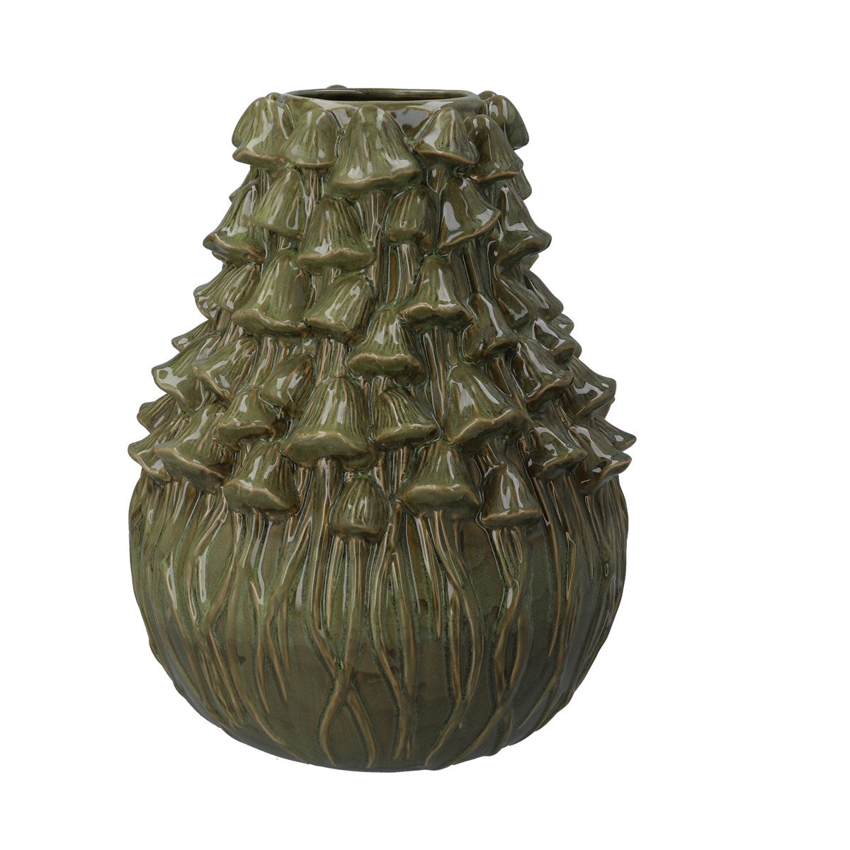 Green Mushroom | Stoneware Decoration
