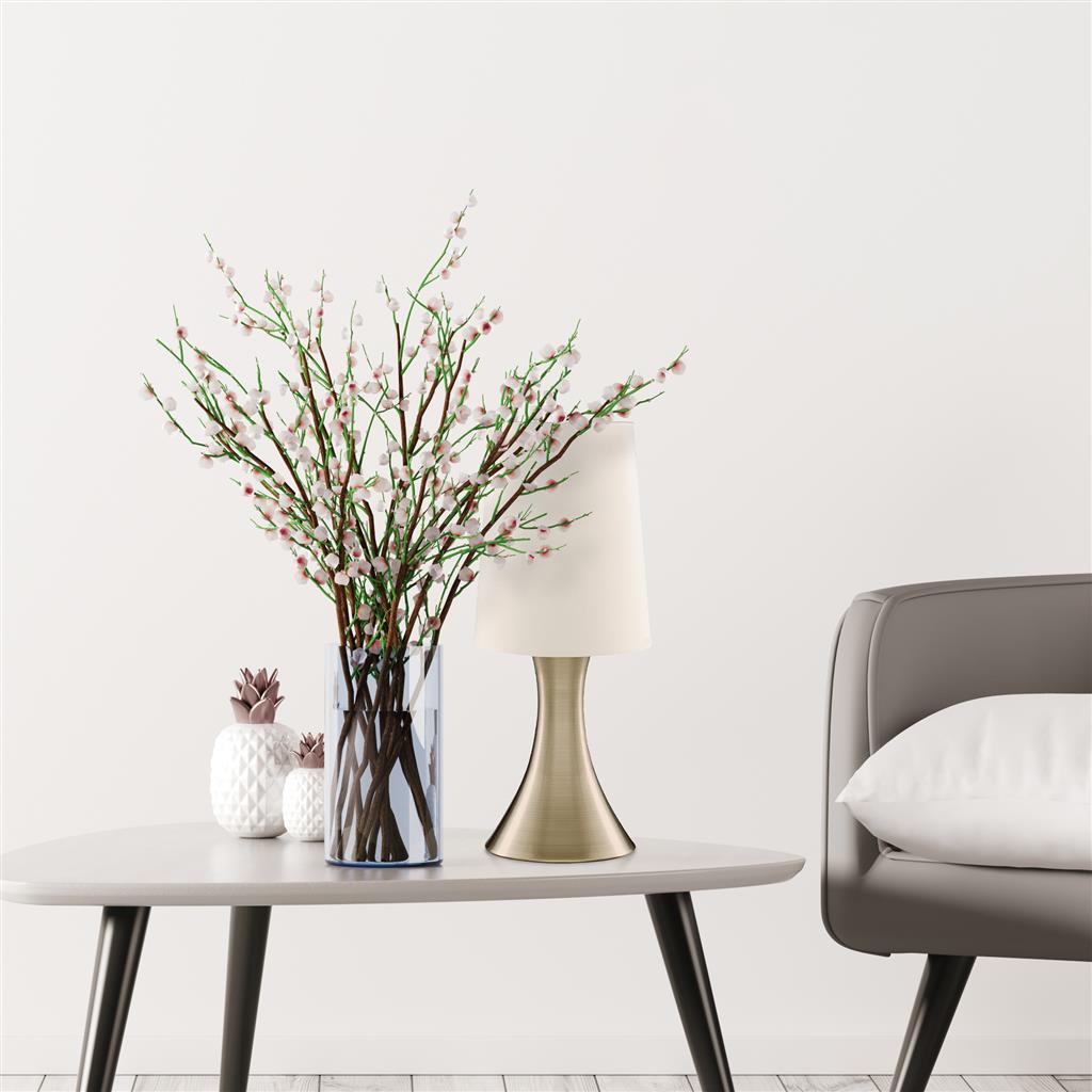 Antique Brass Touch Lamp