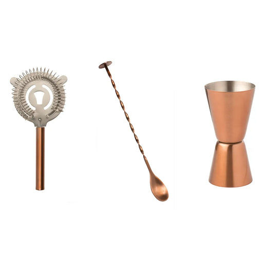 Copper Plated Cocktail Set