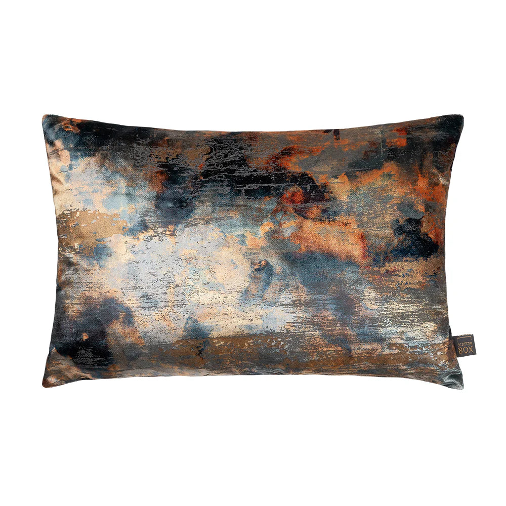 Francium | Oblong Navy Cushion