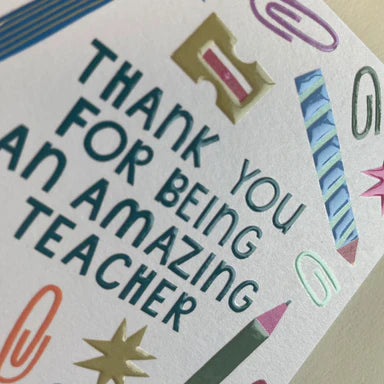 Thank You To An Amazing Teacher | Card