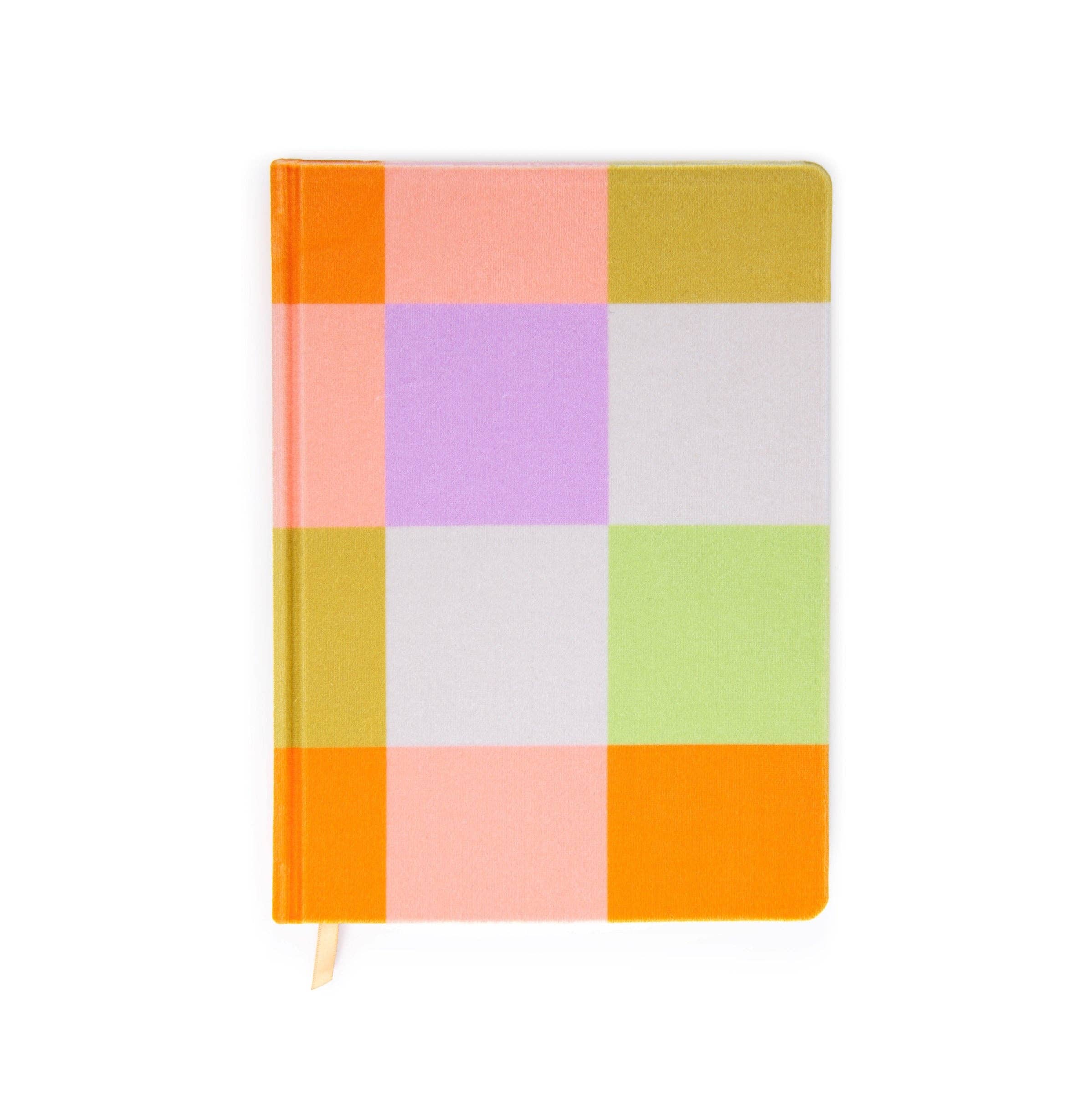 Jumbo Journal Notebook  | Velvet Check