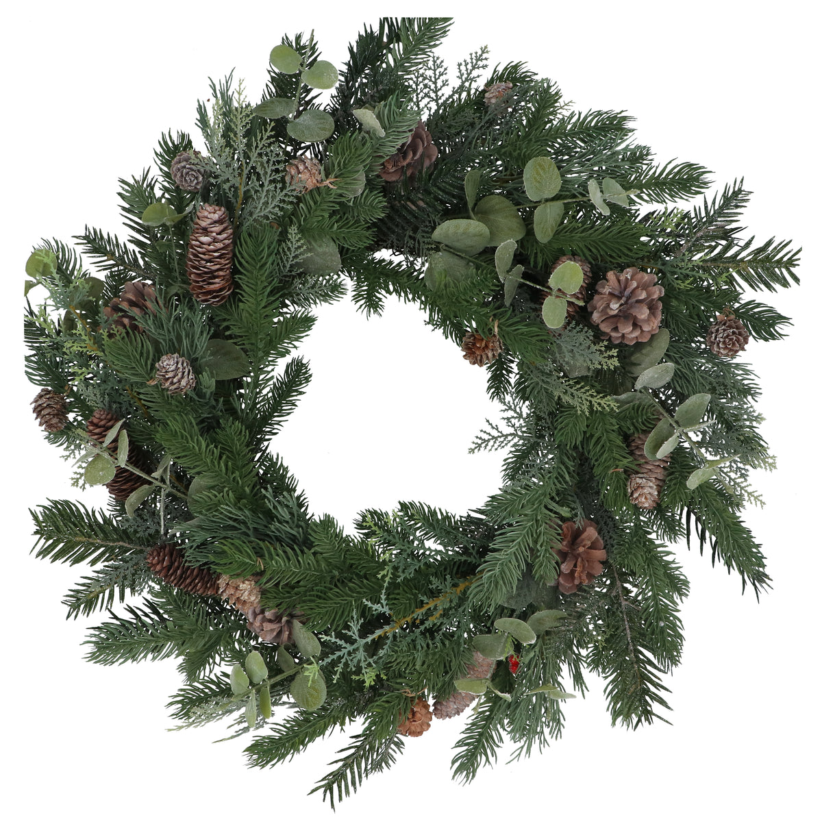 FIR, CONE & EUCALYTUS WREATH