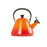 Le Creuset Kone Kettle with Fixed Whistle 1.6L Volcanic