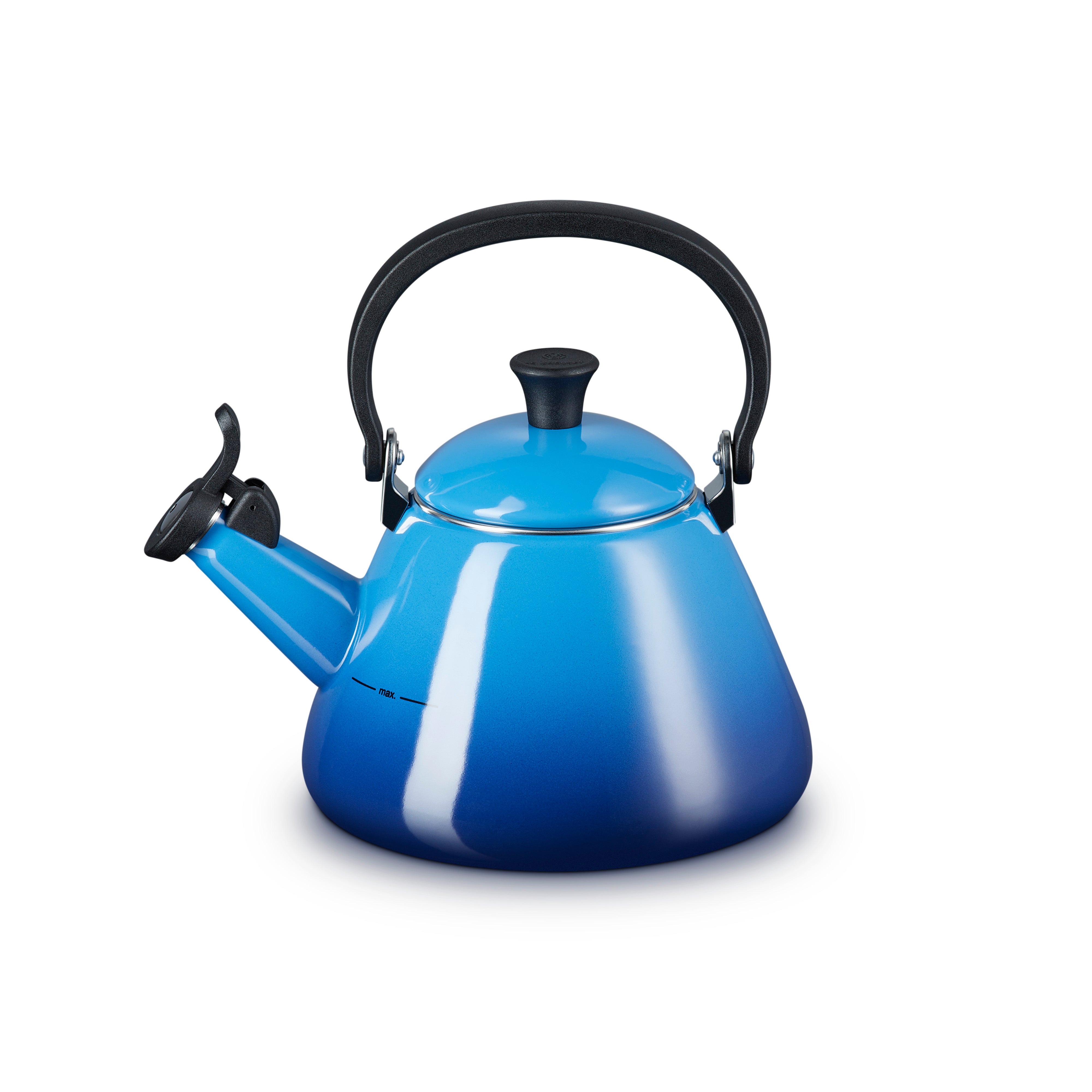 Le Creuset Kone Kettle with Fixed Whistle 1.6L Azure