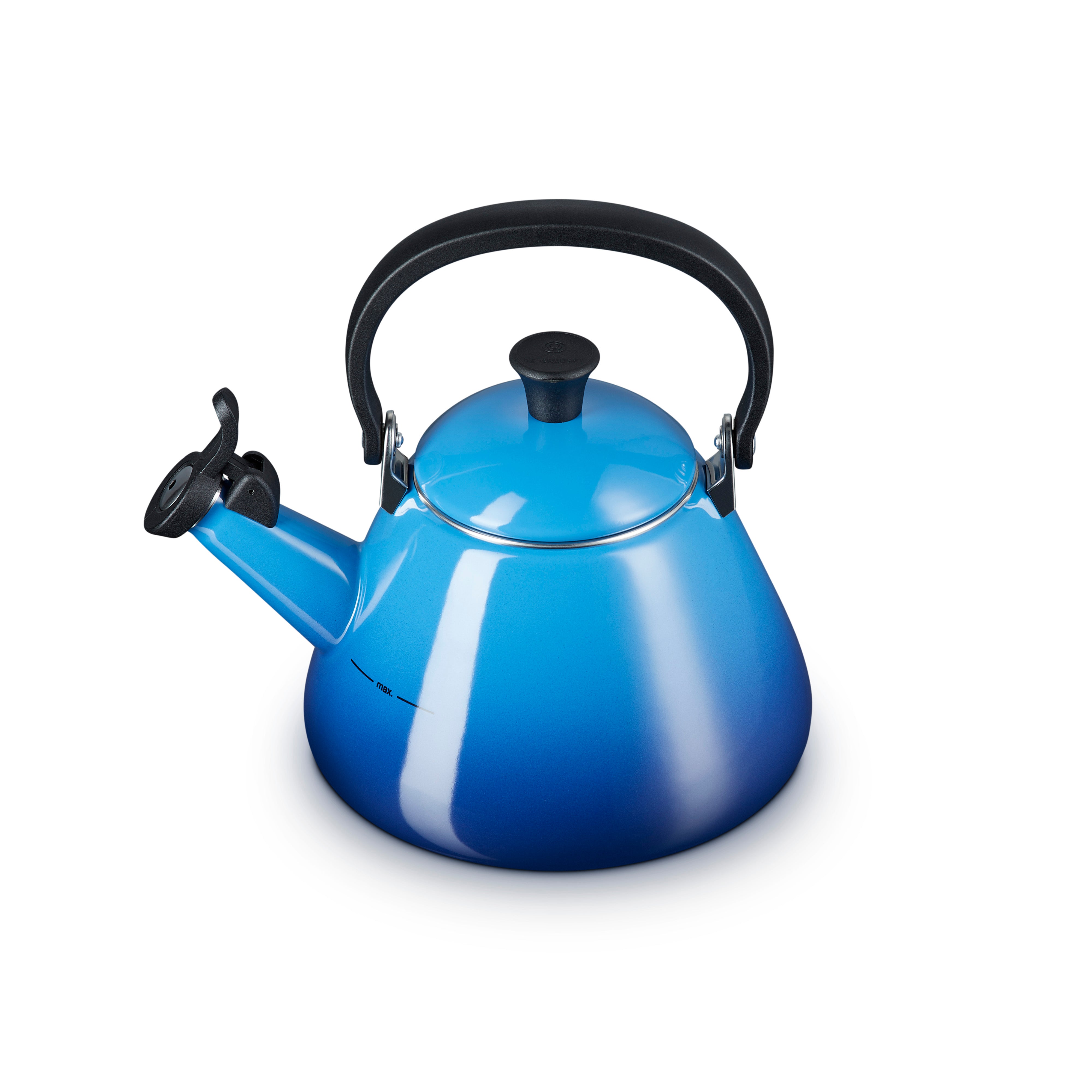 Le Creuset Kone Kettle with Fixed Whistle 1.6L Azure