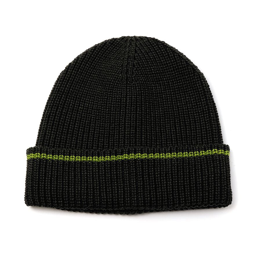 Black Ribbed Men's Hat