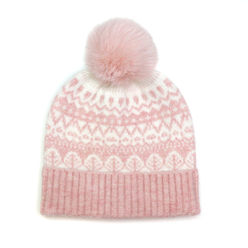 Pink Fairisle Hat