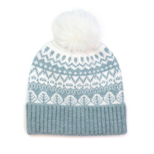 Duck Egg Fairisle Hat