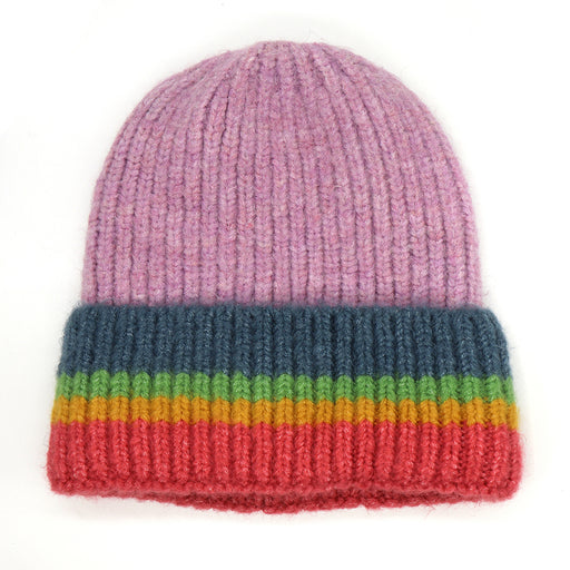 Lilac Rainbow Beanie