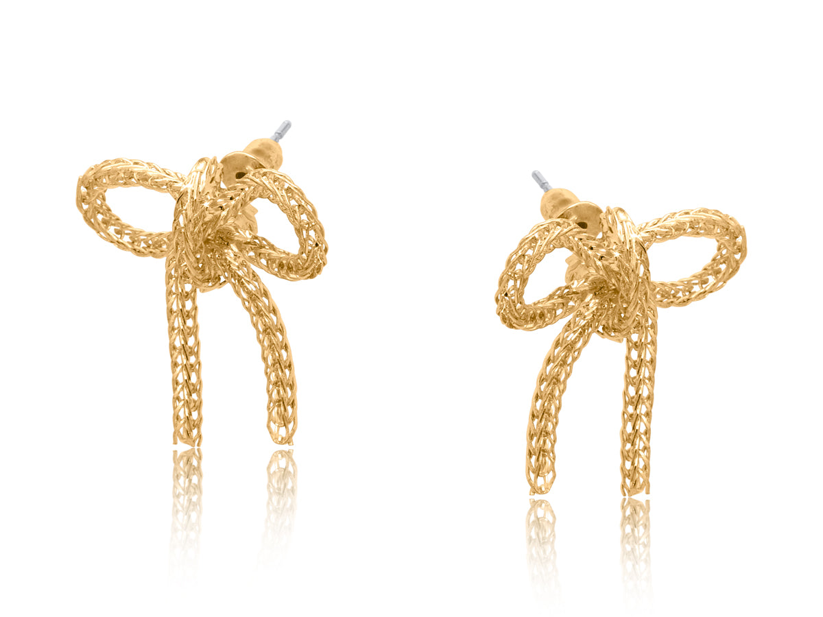 Camilla Petite Brass Earrings