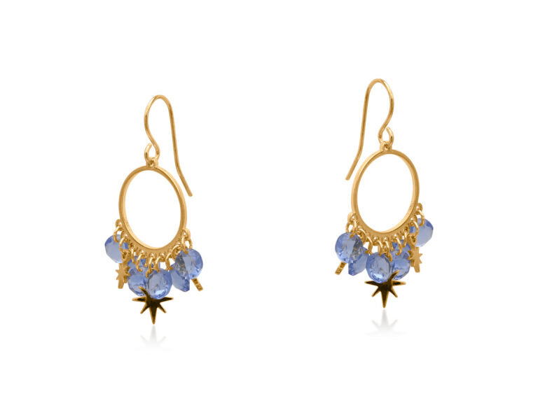 Penelope Petite Brass Earrings