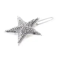 Crystal Star Hair Clip | Silver & Gold
