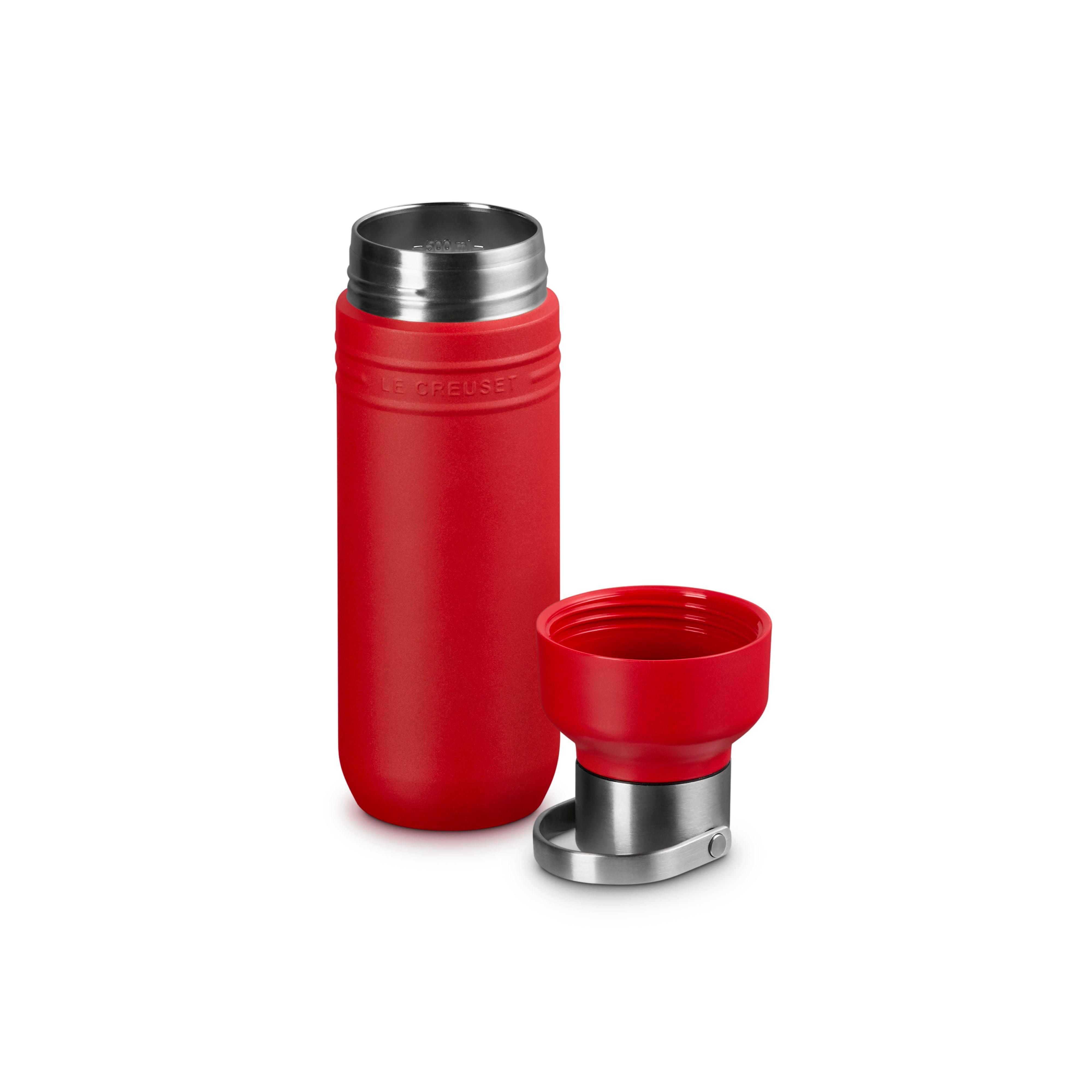 Le Creuset On The Go Insulated Water Bottle 500ml Cerise