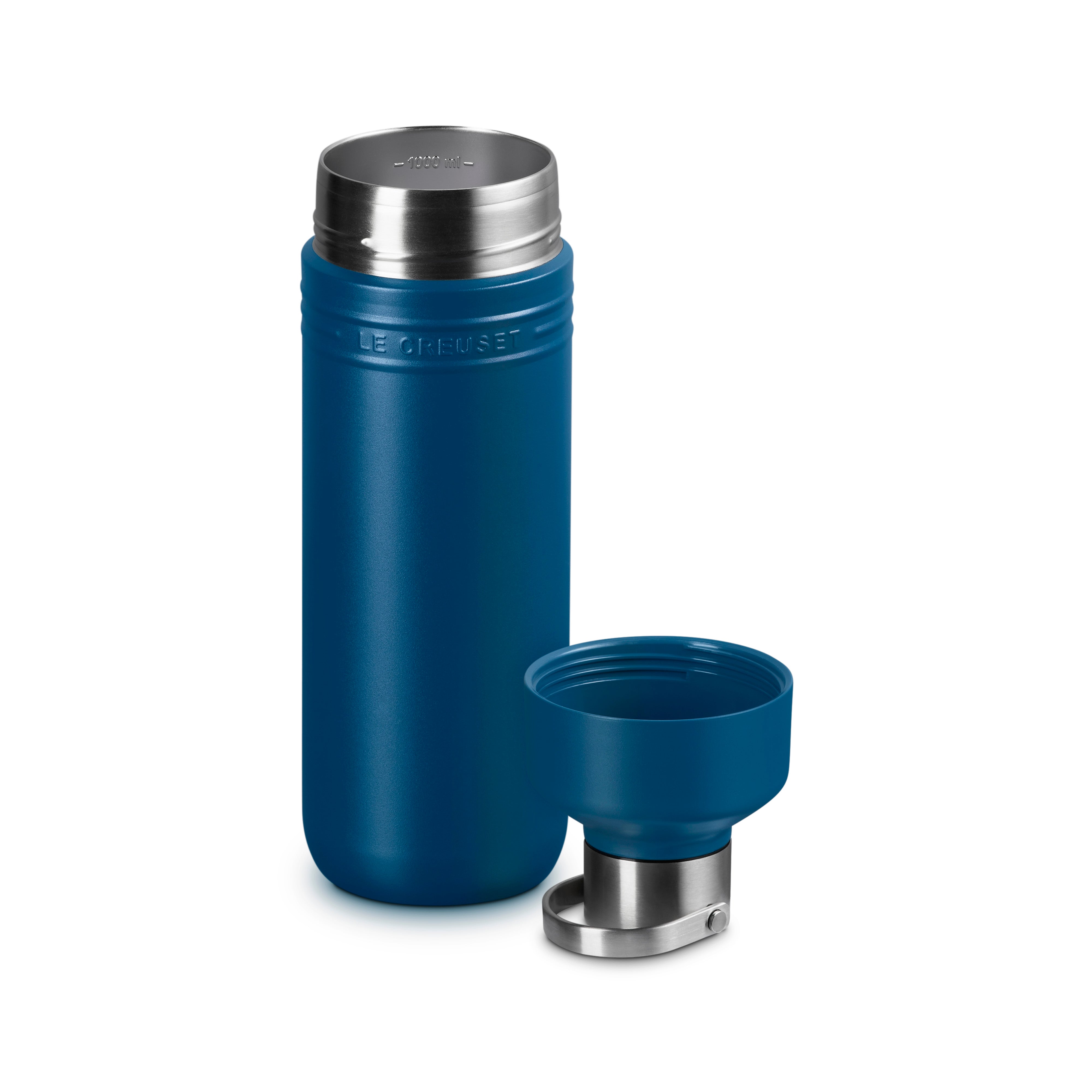 Le Creuset On The Go Insulated Water Bottle 1L Deep Teal