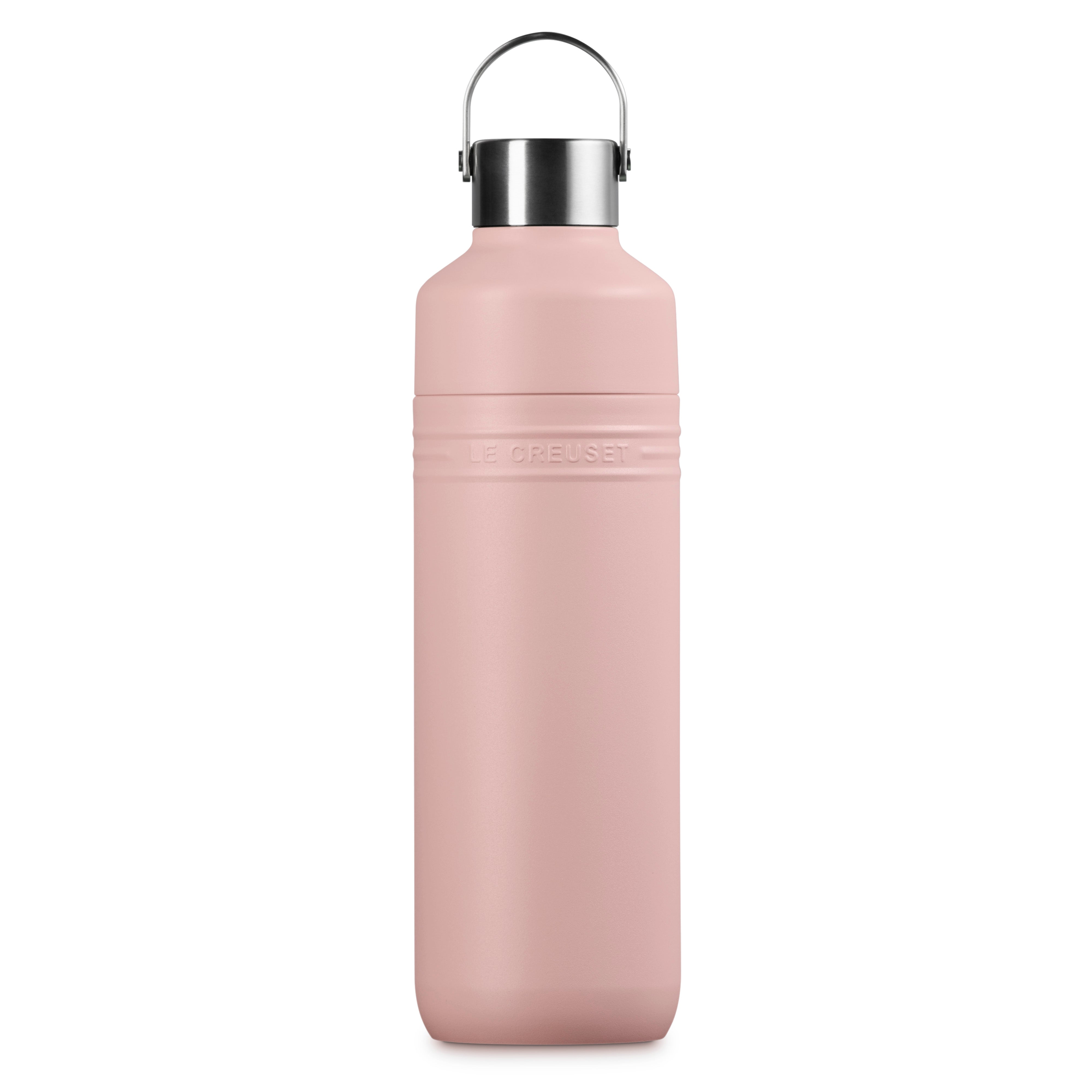 Le Creuset On The Go Insulated Water Bottle 1L Shell Pink