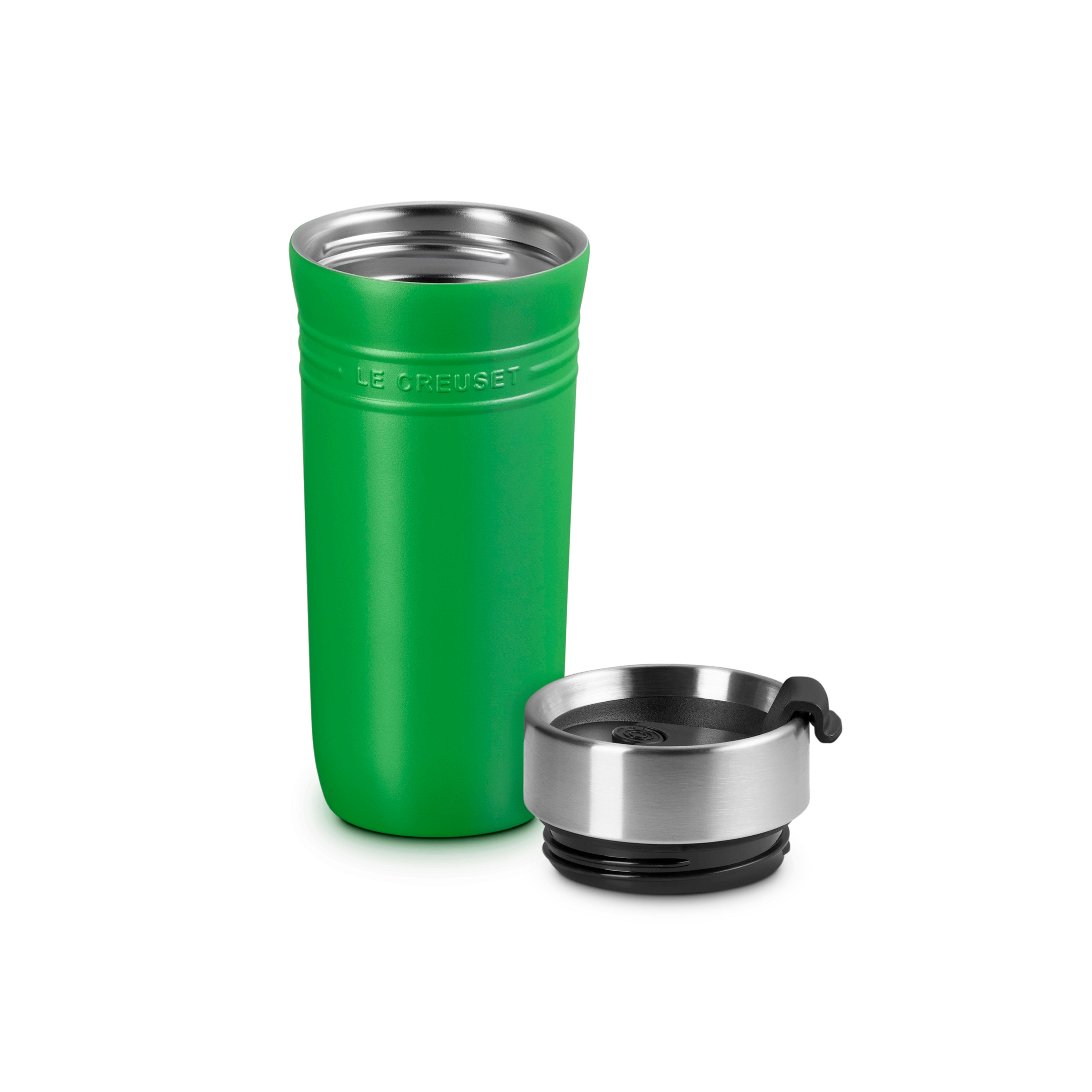 Le Creuset On The Go Travel Mug 350ml Bamboo