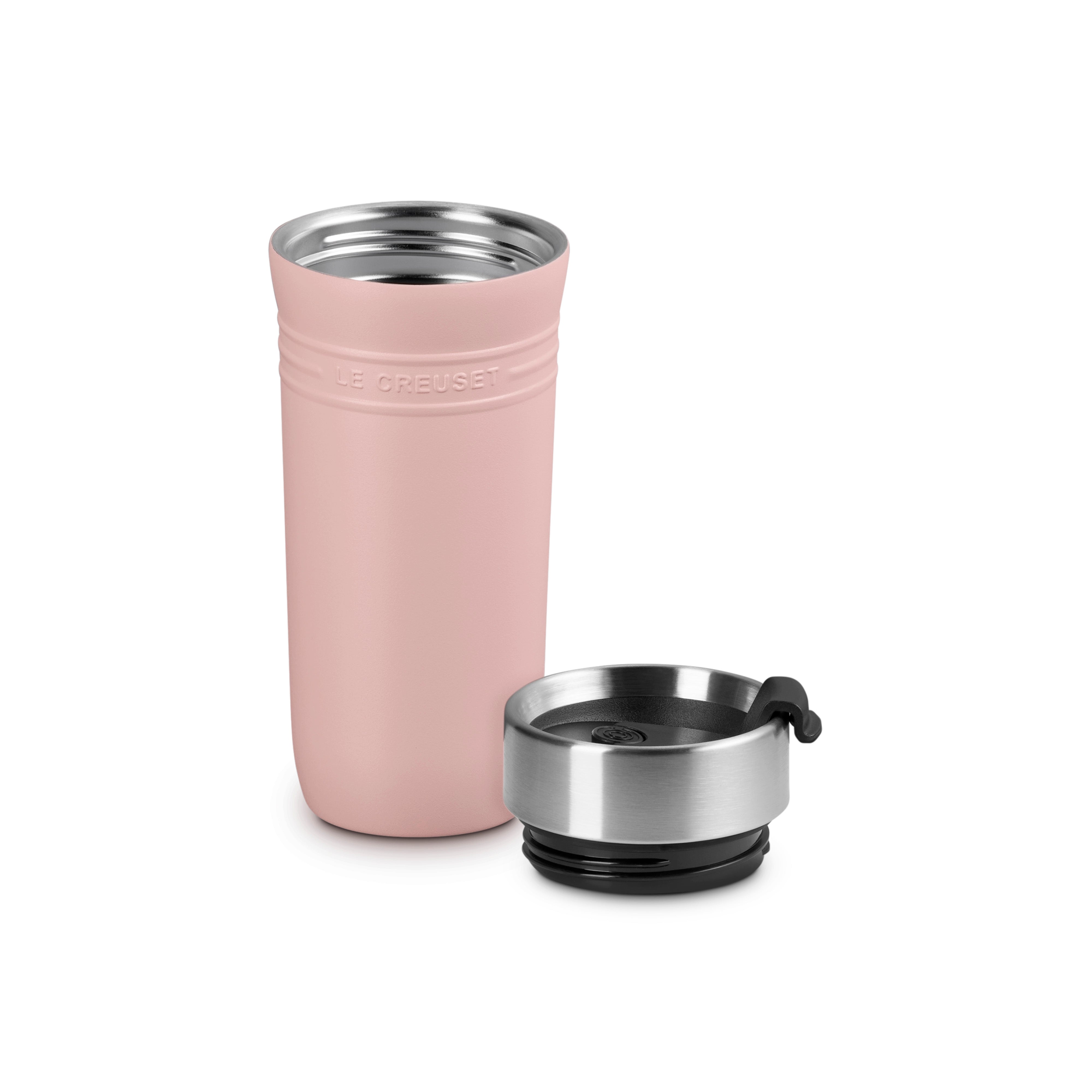 Le Creuset On The Go Travel Mug 350ml Shell Pink