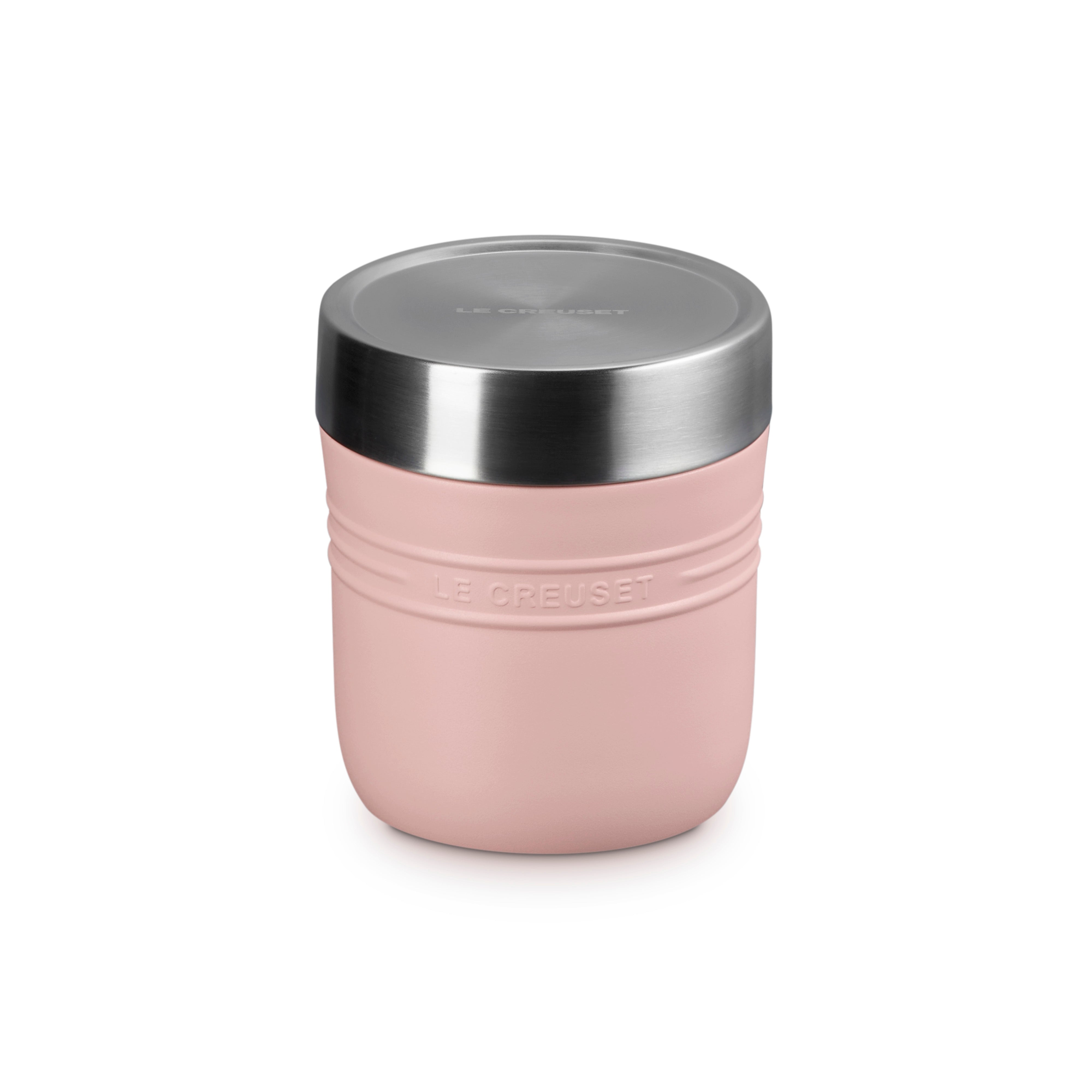Le Creuset On The Go Food Flask 500ml Shell Pink