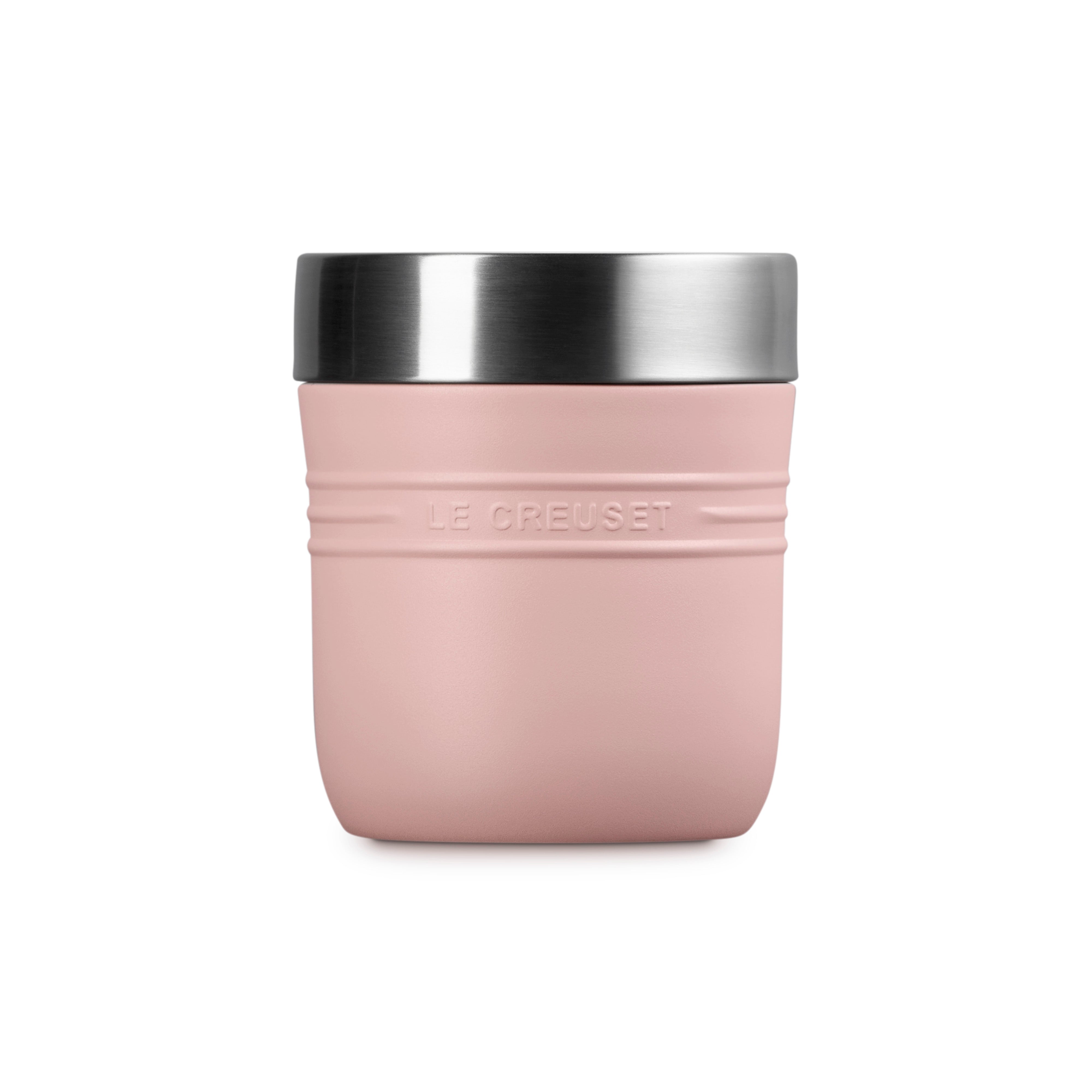 Le Creuset On The Go Food Flask 500ml Shell Pink