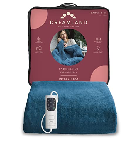 Dreamland Intelliheat Throw - Teal